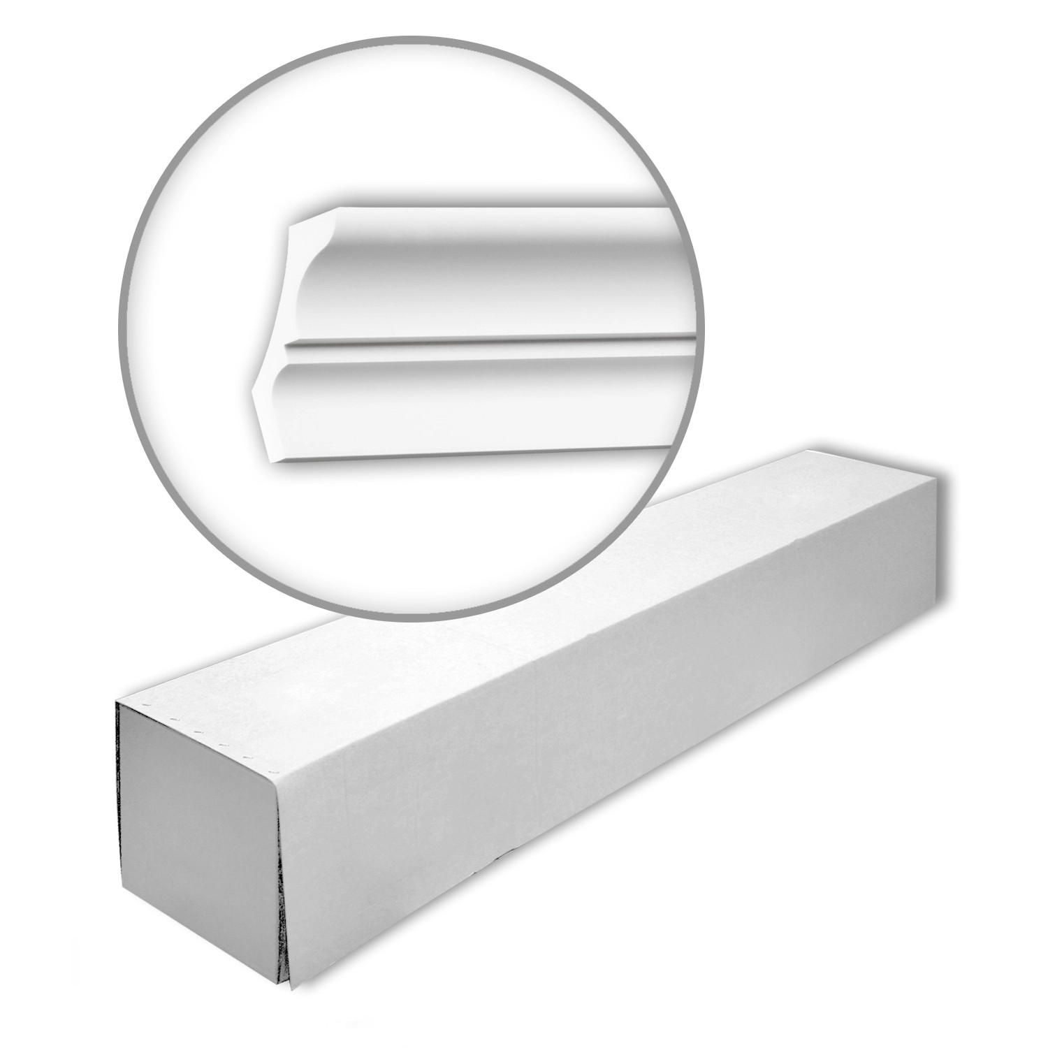 PROFHOME 150173 Eckleisten 1 Karton Set mit 28 Zierleisten 56 m Weiß günstig online kaufen