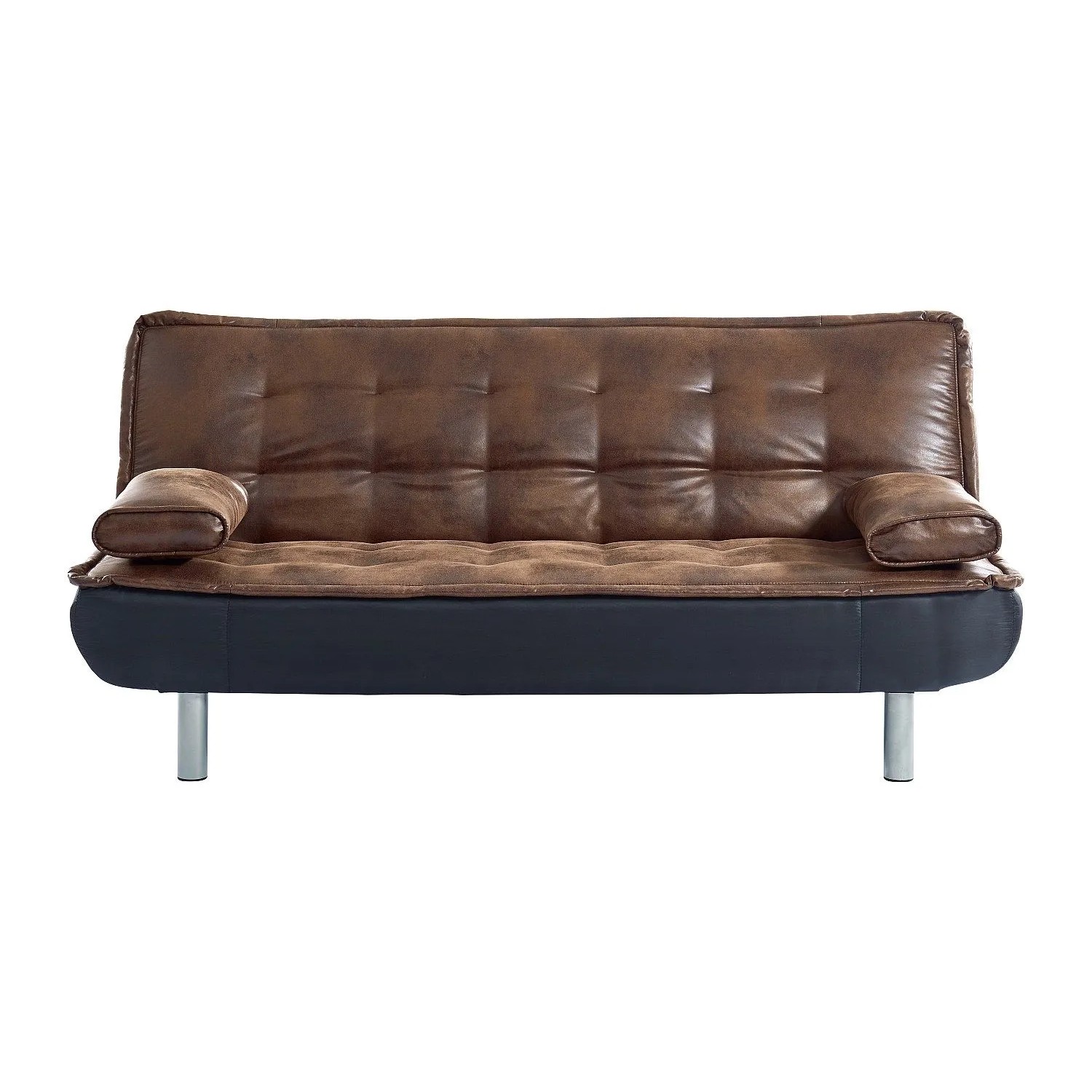Vente-unique Schlafsofa Mishan Braun 190 cm