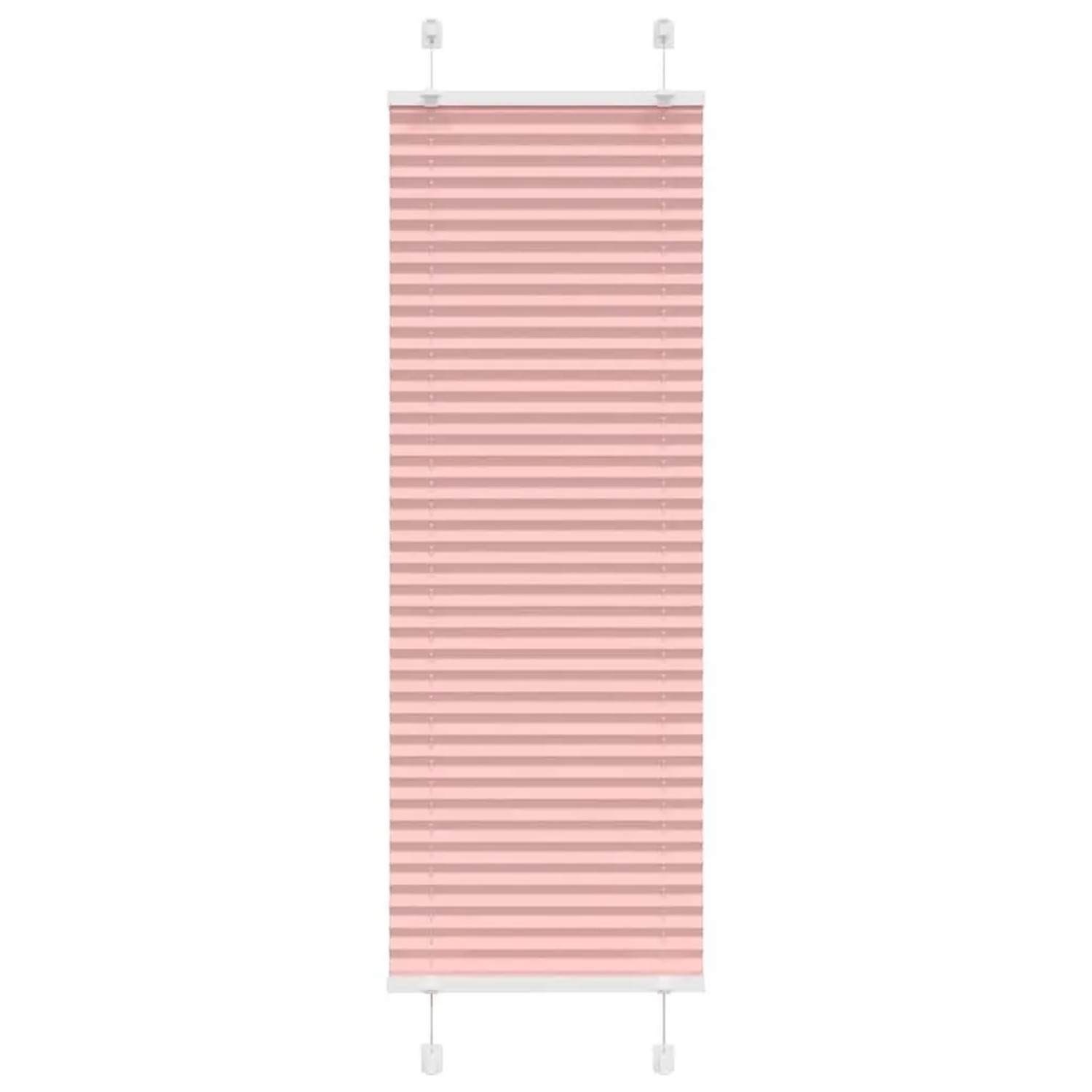 vidaXL Plissee Rosa 50x150 cm Stoffbreite 49,4 cm Polyester 4015439 günstig online kaufen