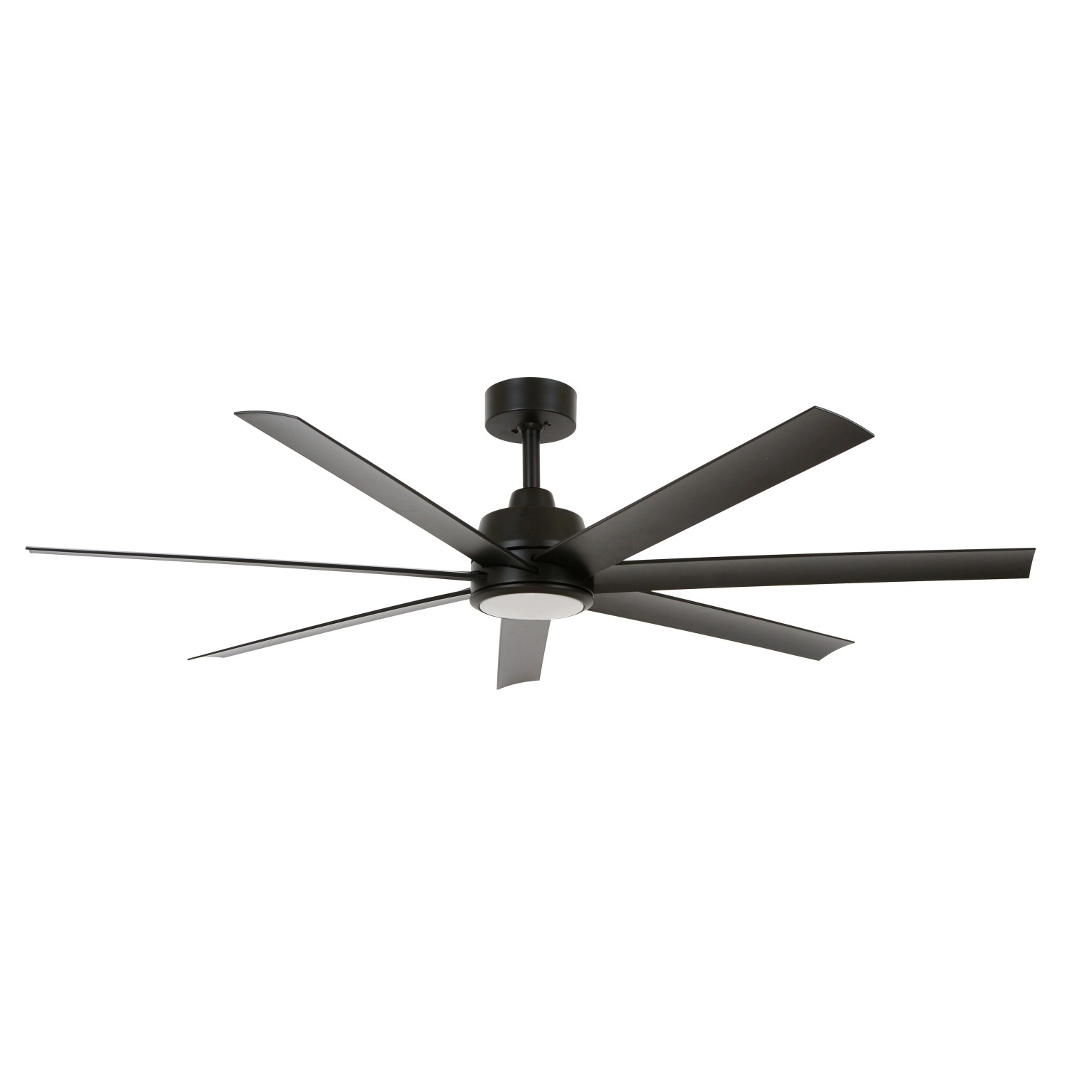 Lucci Air Energiespar Deckenventilator mit LED Beleuchtung und Fernbedienung Atlanta Schwarz 142 cm