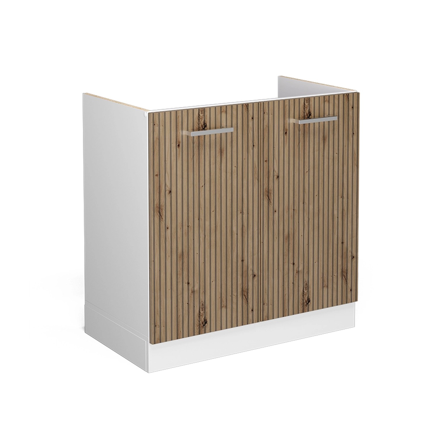 Vicco Unterschrank R-Line, Artisan-Eiche/Anthrazit, 80 cm ohne Arbeitsplatt günstig online kaufen