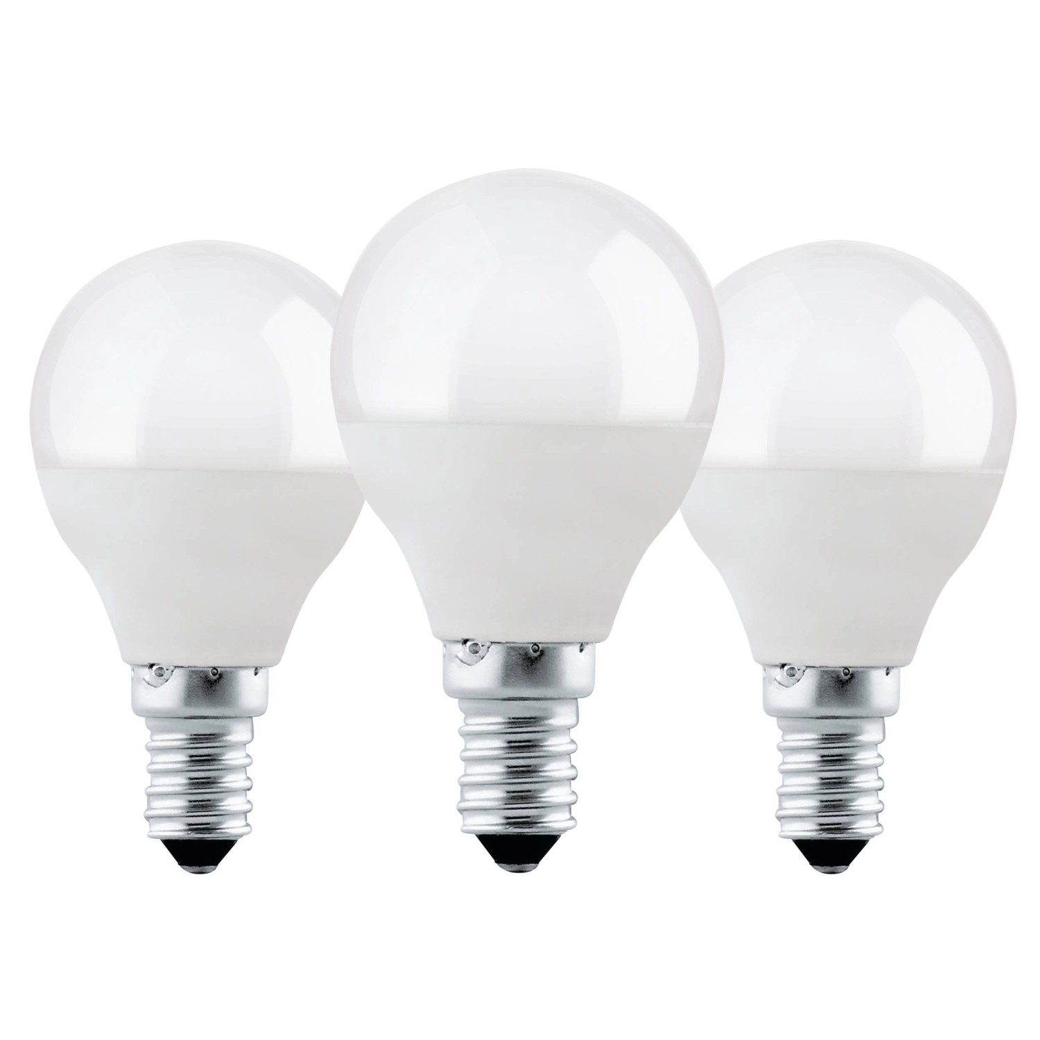 Eglo E14 LED-Leuchtmittel P45 4,9 W 3.000 K 470 lm 7,8 cm x Ø 4,5 cm 3er-Set