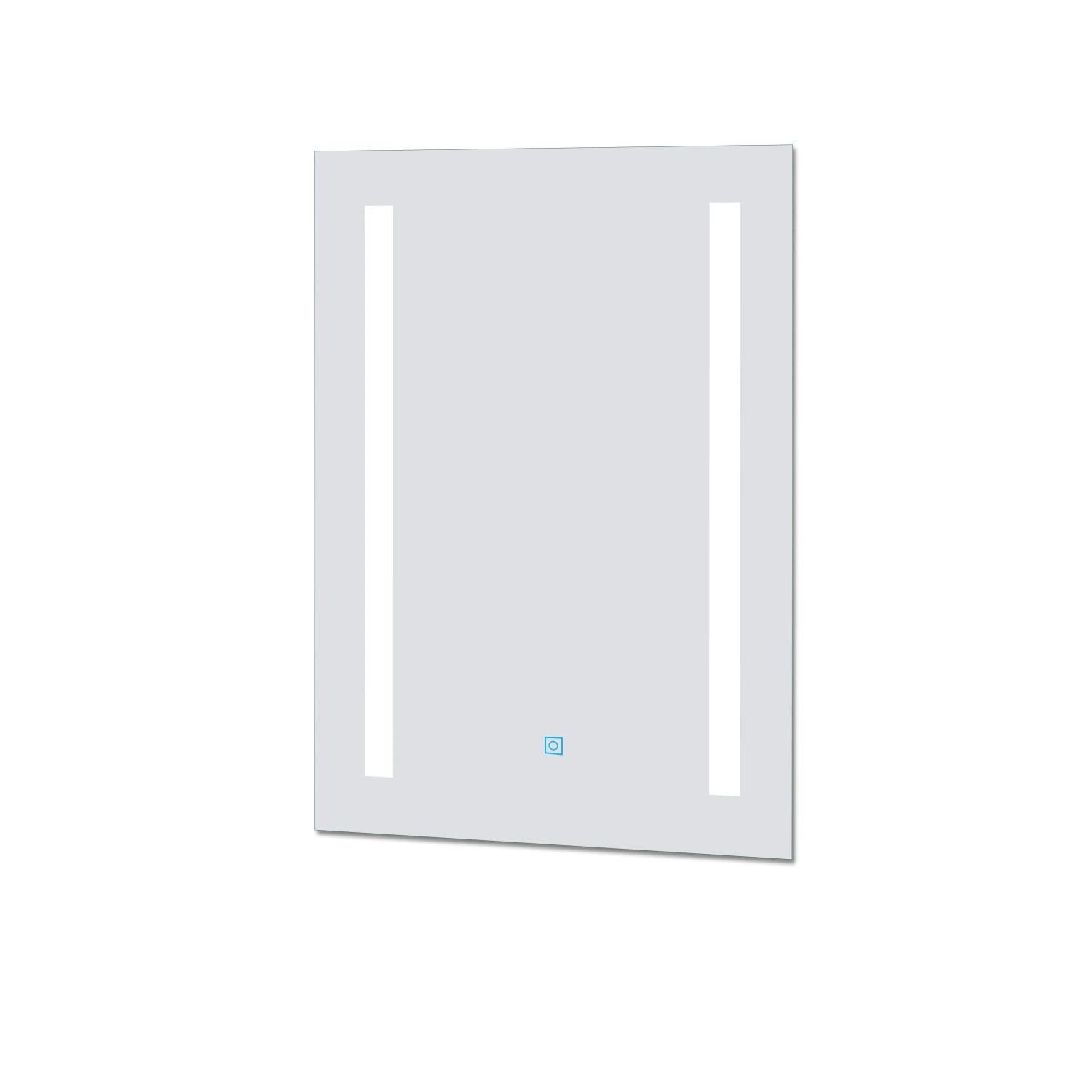 Duschparadies Badezimmerspiegel mit Beleuchtung 2700-6500K Dimmbar 50x70cm LED Spiegel mit Memory Touch Beschlagfrei