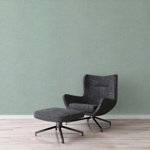 Bricoflor Vliestapete hellblau mit floralem Muster für Schlaf- und Esszimmer.