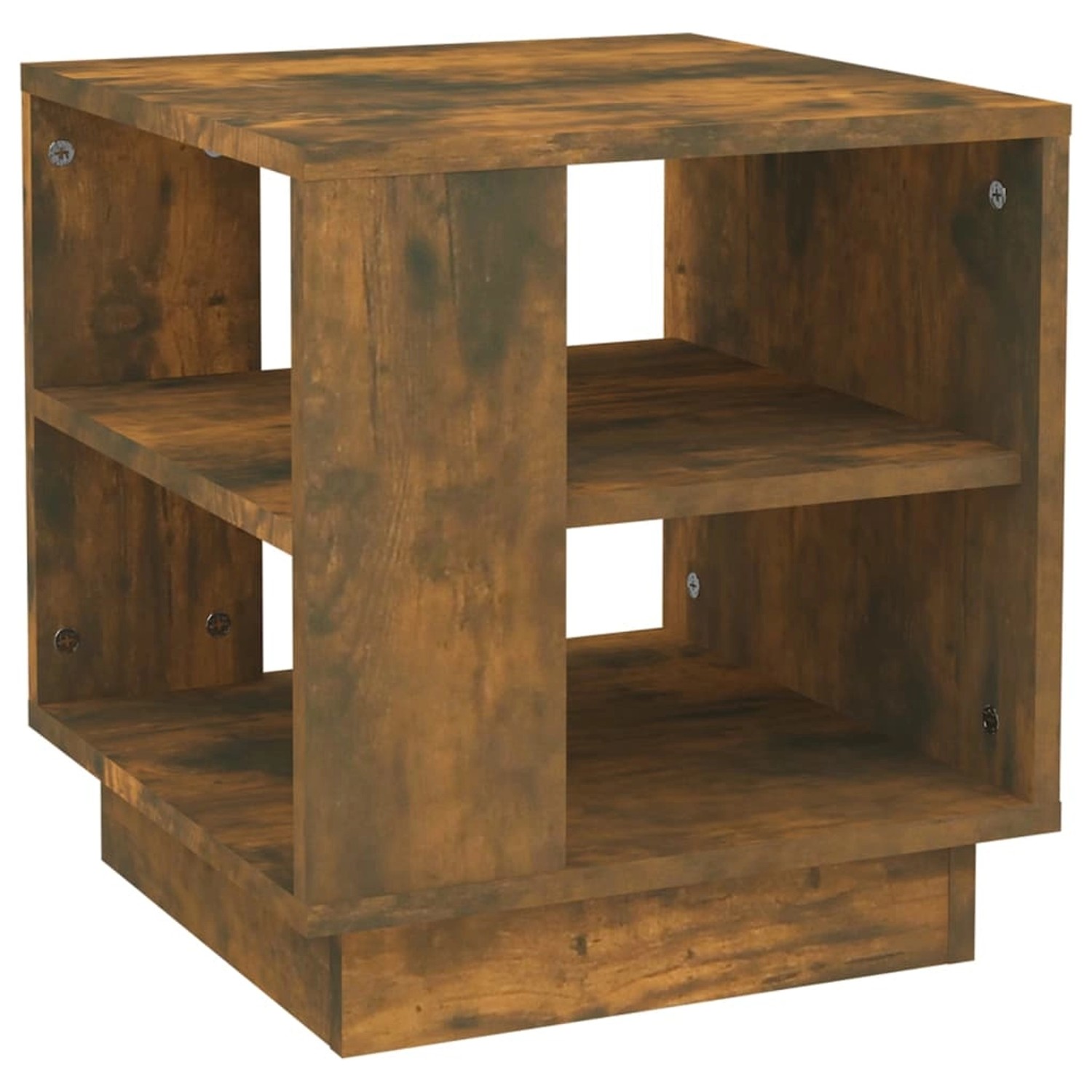 vidaXL Couchtisch Räuchereiche 40x40x43 cm Holzwerkstoff 813089