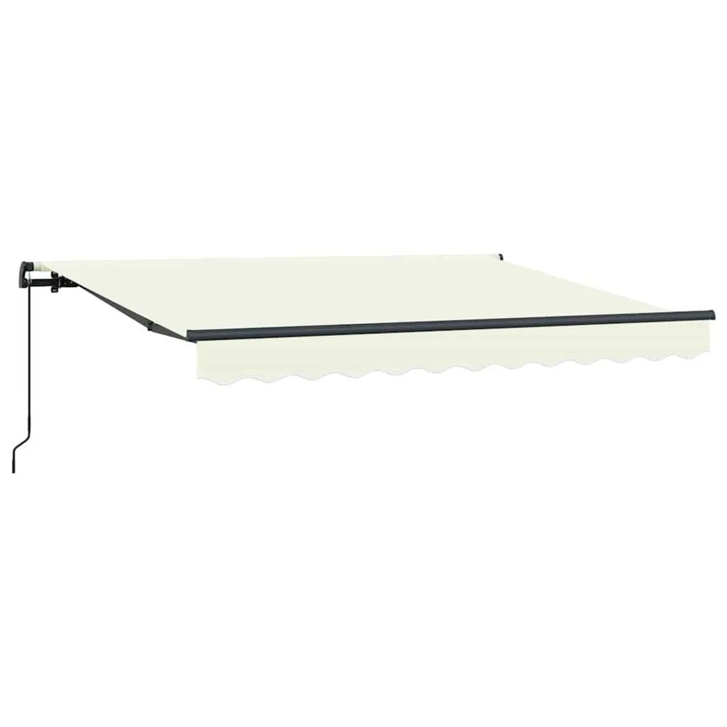 vidaXL Einziehbare Markise Creme 250 x 200 cm Stoff 3329358