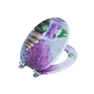 Sinobath WC Sitz mit Absenkautomatik MDF Lila Orchidee