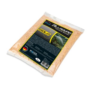 Westline Fischfutter Allround Gold, 1kg Packung für Brassen, Karpfen und Weißfische.