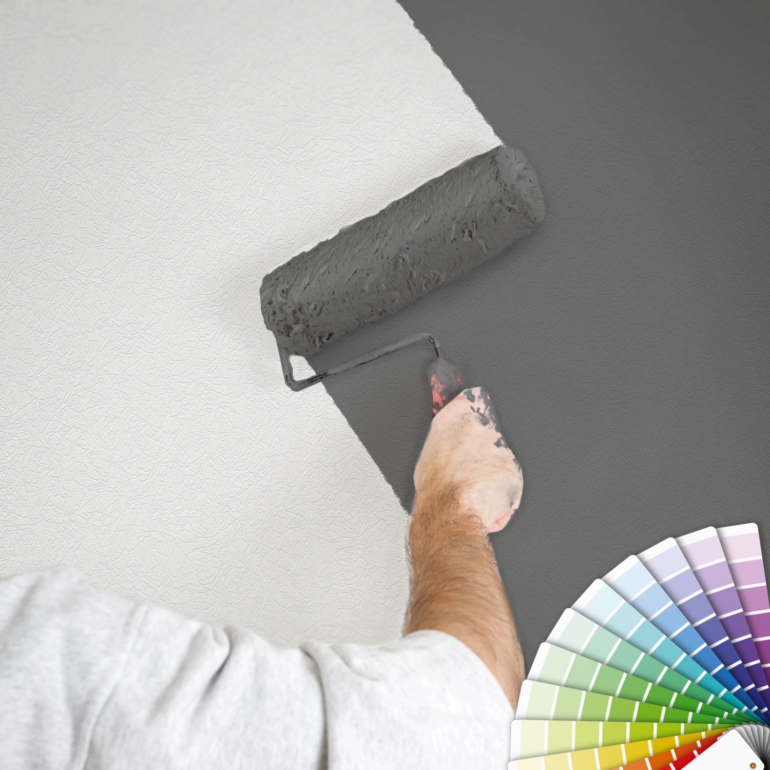 Bricoflor Weiße Tapete mit Struktur Wohnzimmer und Flur Vliestapete Schlich günstig online kaufen