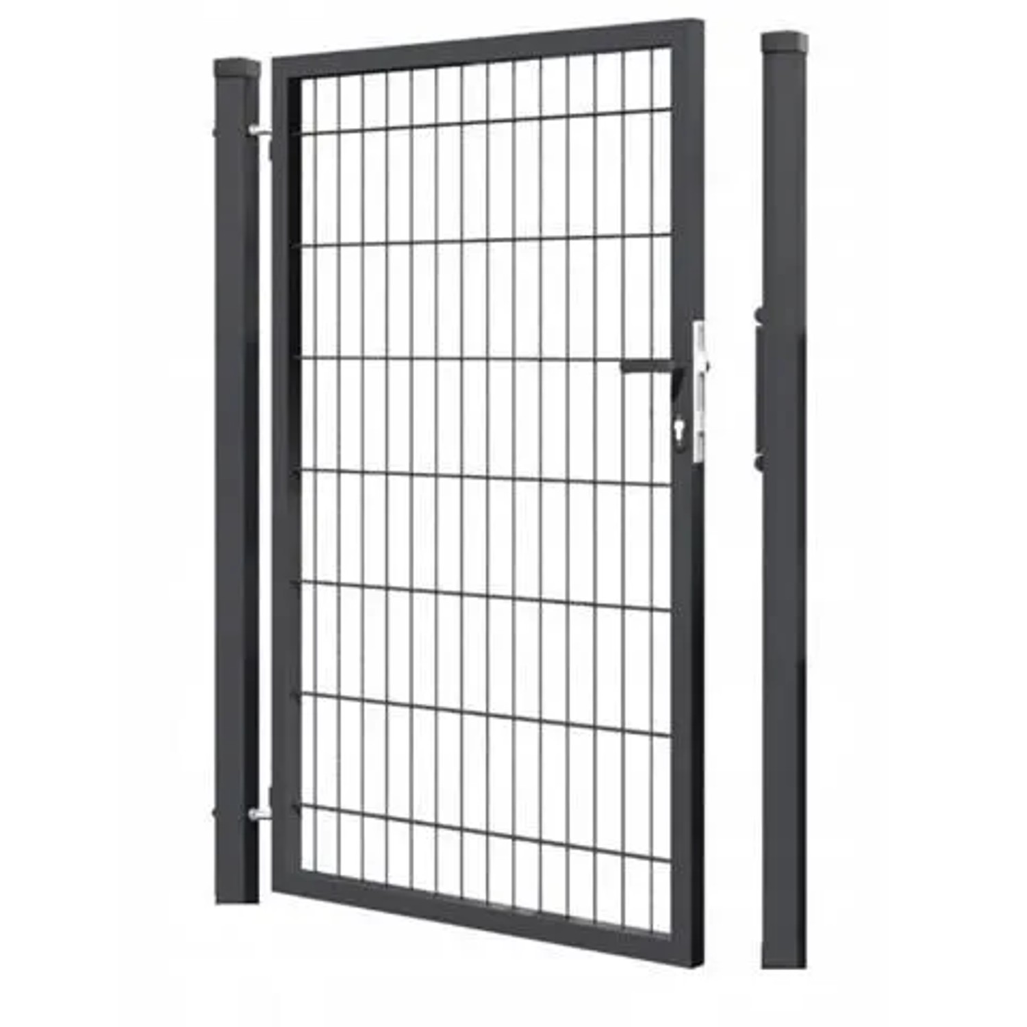 GEWA Gartentor Economy Einflügelig 1m Breit 1,2m Hoch Doppelstabmattentor R günstig online kaufen