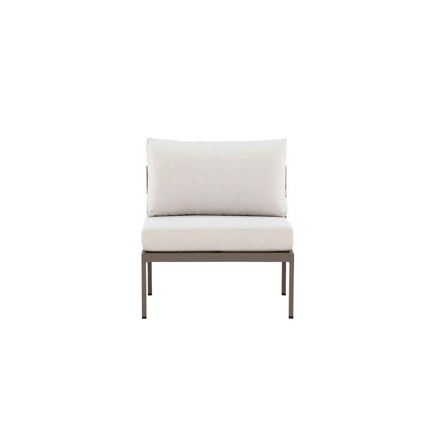 ebuy24 Copacabana1 Gartensofa Mittelsegment Beige Sitzhöhe cm 30 Sitzbreite günstig online kaufen