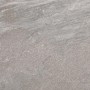 Graue Feinsteinzeug Bodenfliese Olympus, 59,7x59,7 cm, matte Steinoptik für Innen- und Außenbereich.