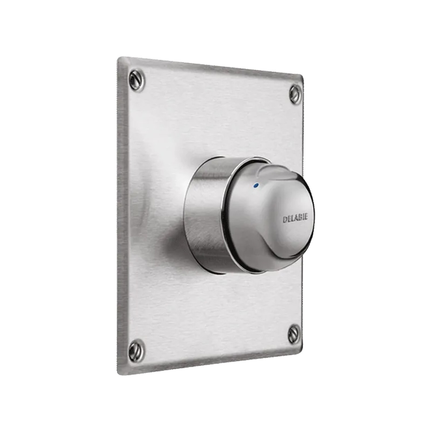 Delabie TEMPOMIX Selbstschluss-Duscharmatur G1/2B mit Edelstahl-Abdeckplatte