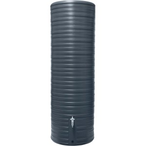 Garantia NORDIC Regenspeicher 500 l in Graphite Grey mit Wasserhahn.