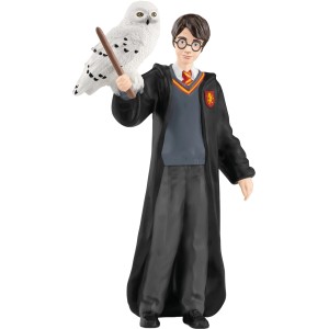 Schleich Harry Potter Figur mit Hedwig, handbemalt, detailgetreu. Weihnachtsdeko für Fans der Wizarding World.