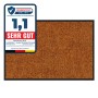 Braune Karat Schmutzfangmatte Rhine 90x300 cm mit "Sehr Gut" Siegel.