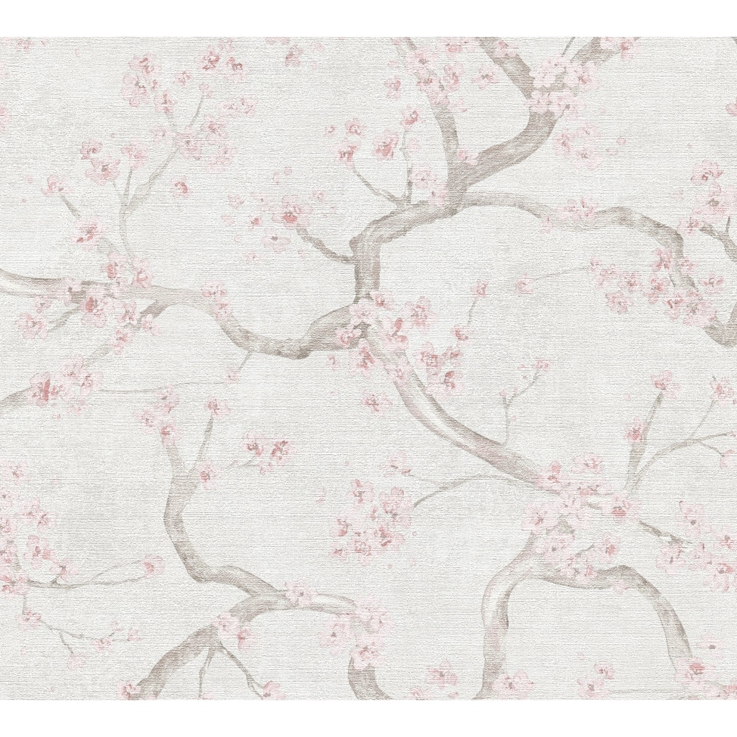 A.S. Creation Vliestapete Blütenmuster Floral 10,05 m x 0,53 m Creme-Rosa F günstig online kaufen
