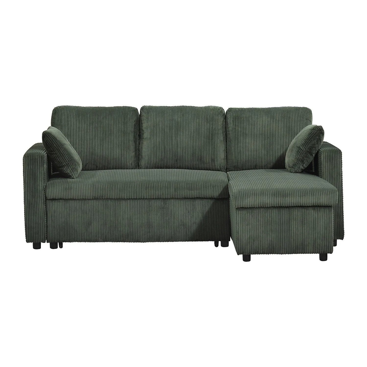 Vente-unique Schlafsofa Gazur Tannengrün 223 cm