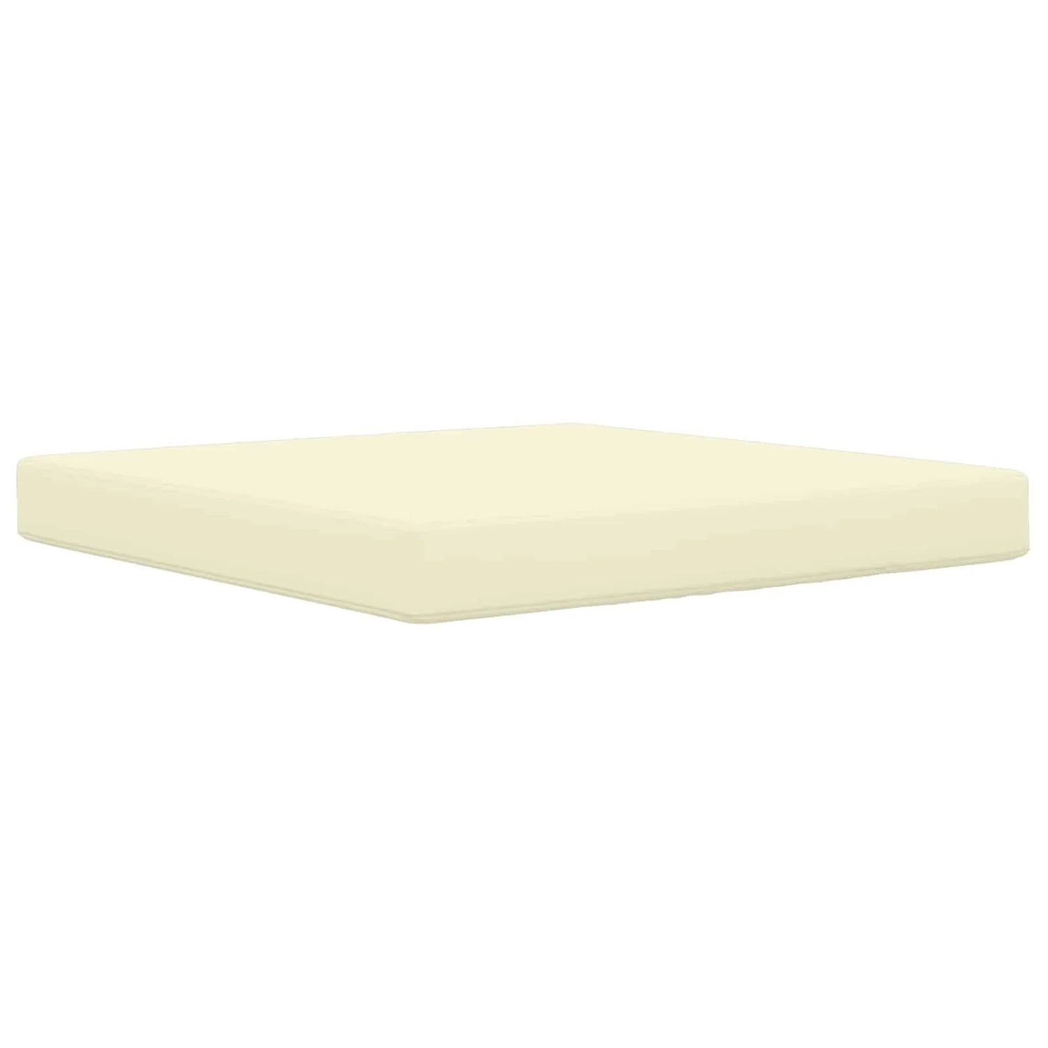 vidaXL Sofakissen für Draußen Creme 80 x 80 x 8 cm Polyester 900814