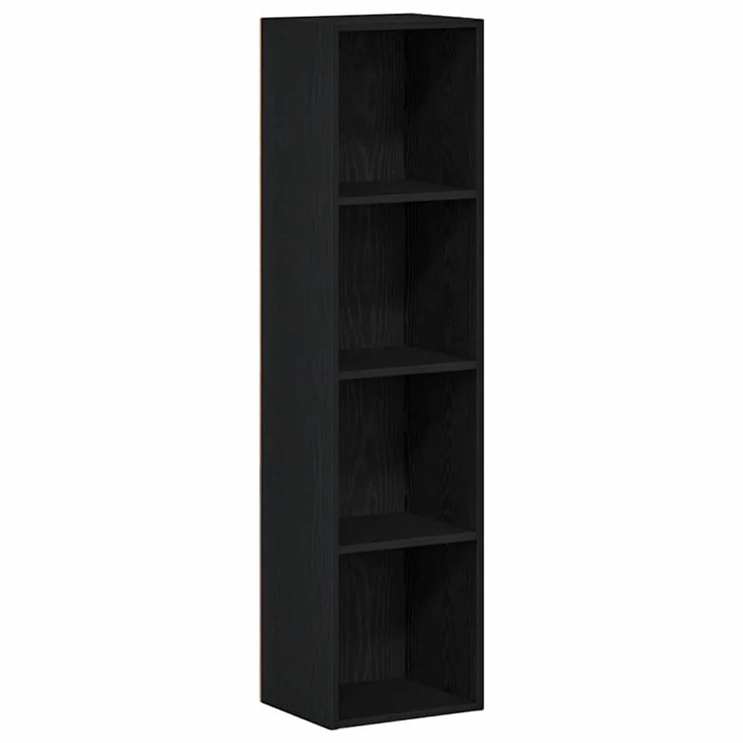 vidaXL, Bücherregal, Schwarz Eichen-Optik 36 x 30 x 143 cm Holzwerkstoff 86 günstig online kaufen