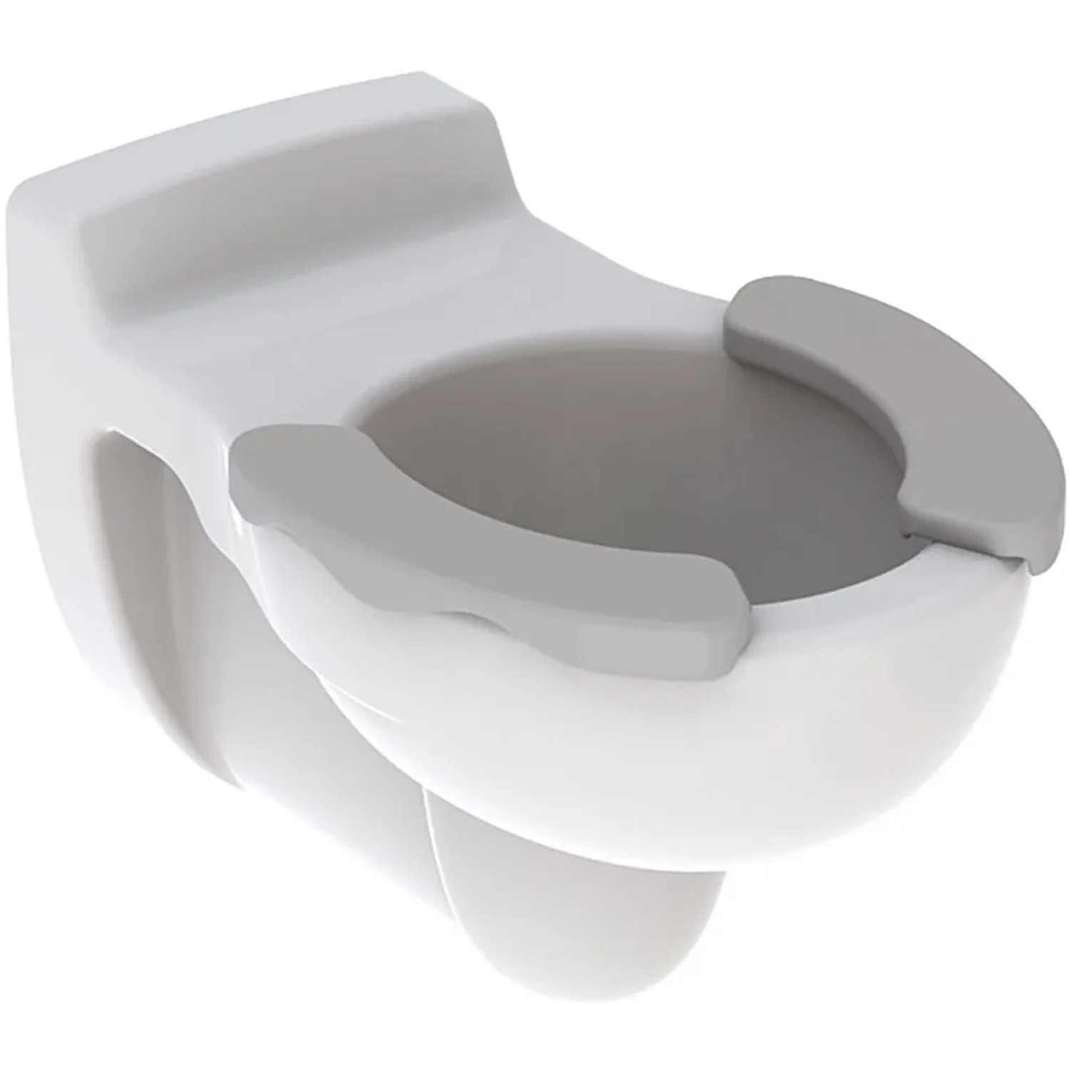 Geberit Wand-WC Bambini Tiefspüler Spülrand Sitzauflagen Weiß-Grau KeraTect®