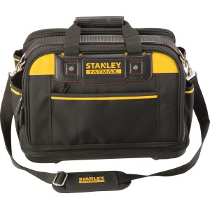 Stanley FatMax Werkzeugtasche FMST1-73607, robuste Tasche mit Tragegurt und Fächern.