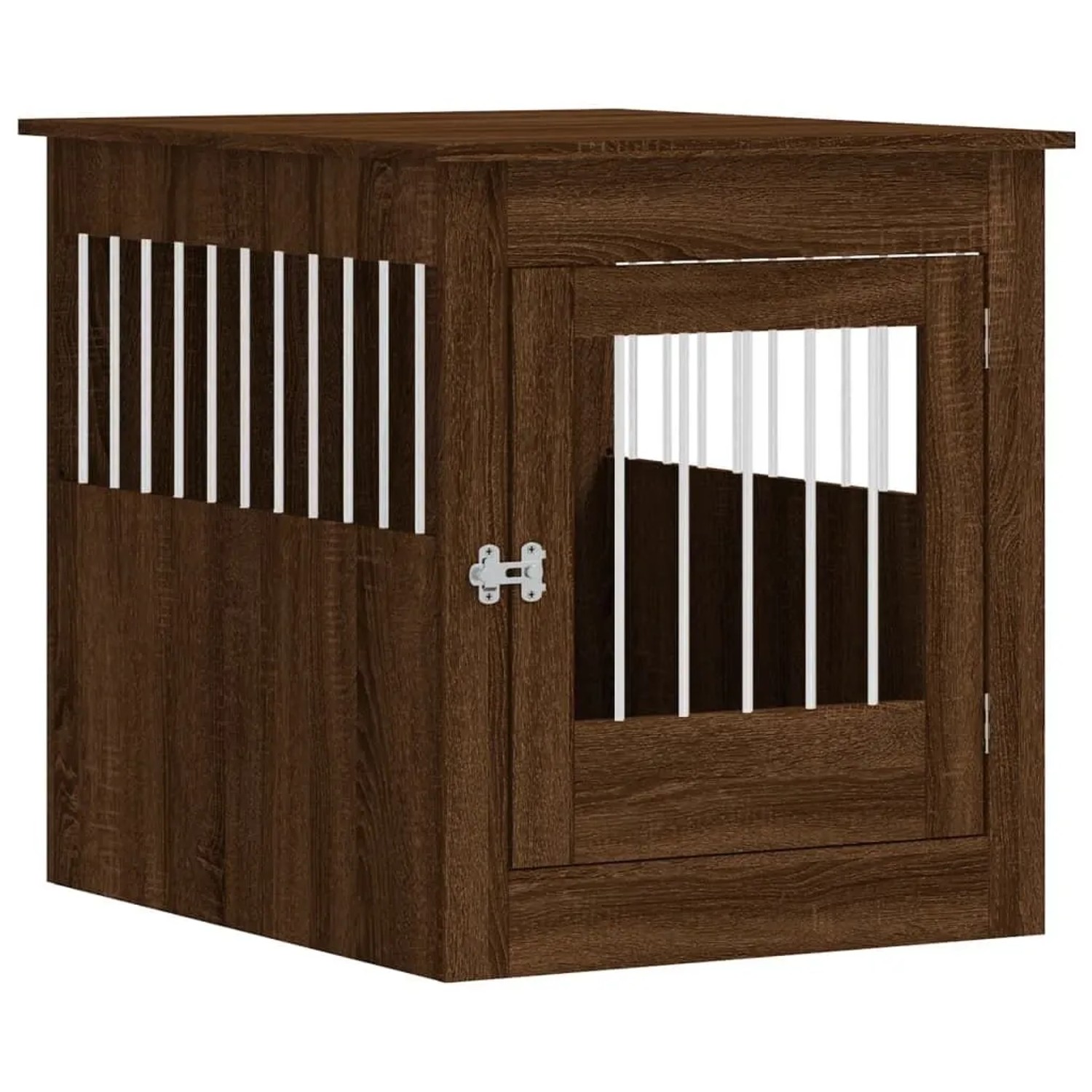 vidaXL Hundekäfig im Möbelstil Braun Eichen-Optik 64,5x80x71 cm 838336