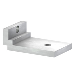 Bodenanker Plattenhalter Universal zur sicheren Befestigung von Terrassendielen.