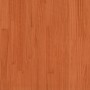 Detailaufnahme von braunem, gewachstem Kiefernholz für ein vidaXL Tagesbett.