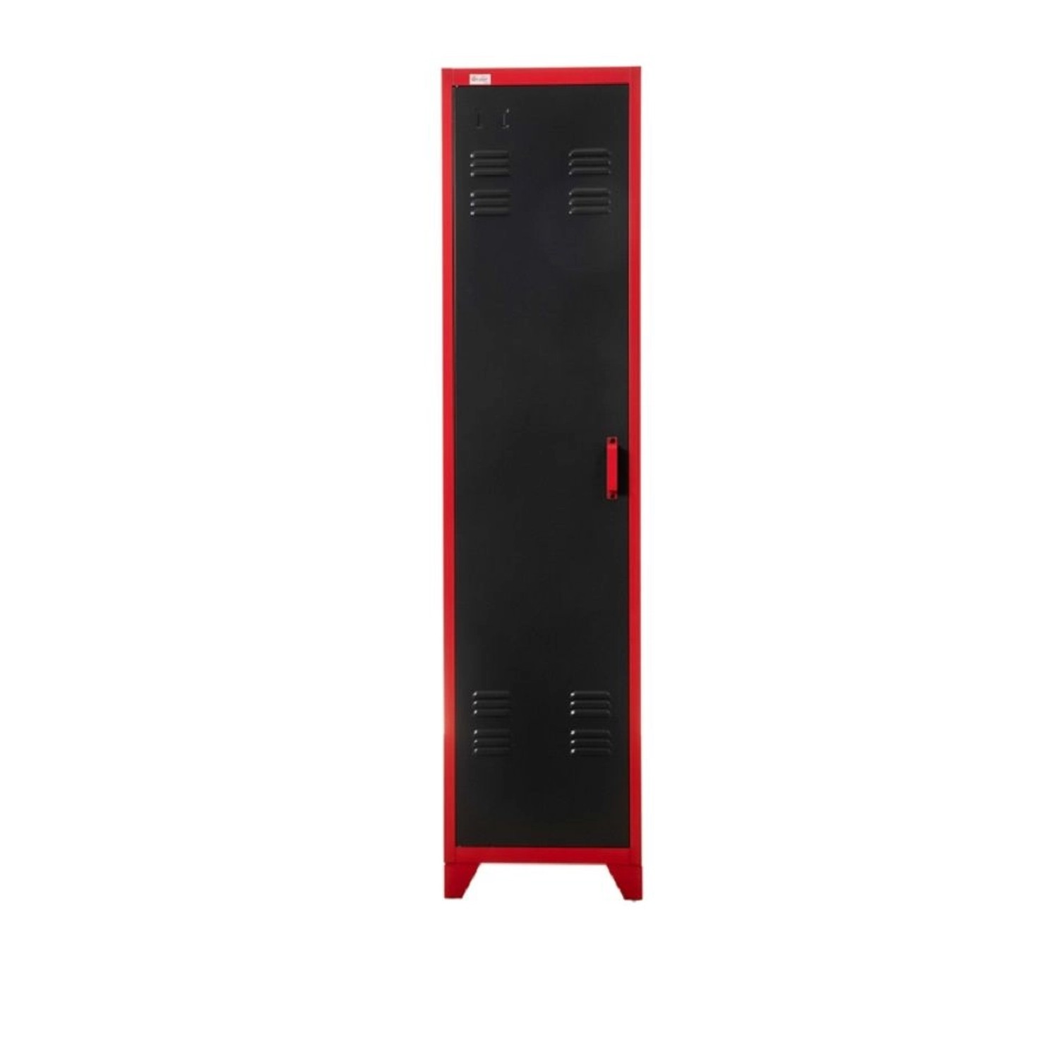 Jet-Line Spind/Stahlschrank Petrow im Industrie Design Anthrazit-Rot 43 x 5 günstig online kaufen