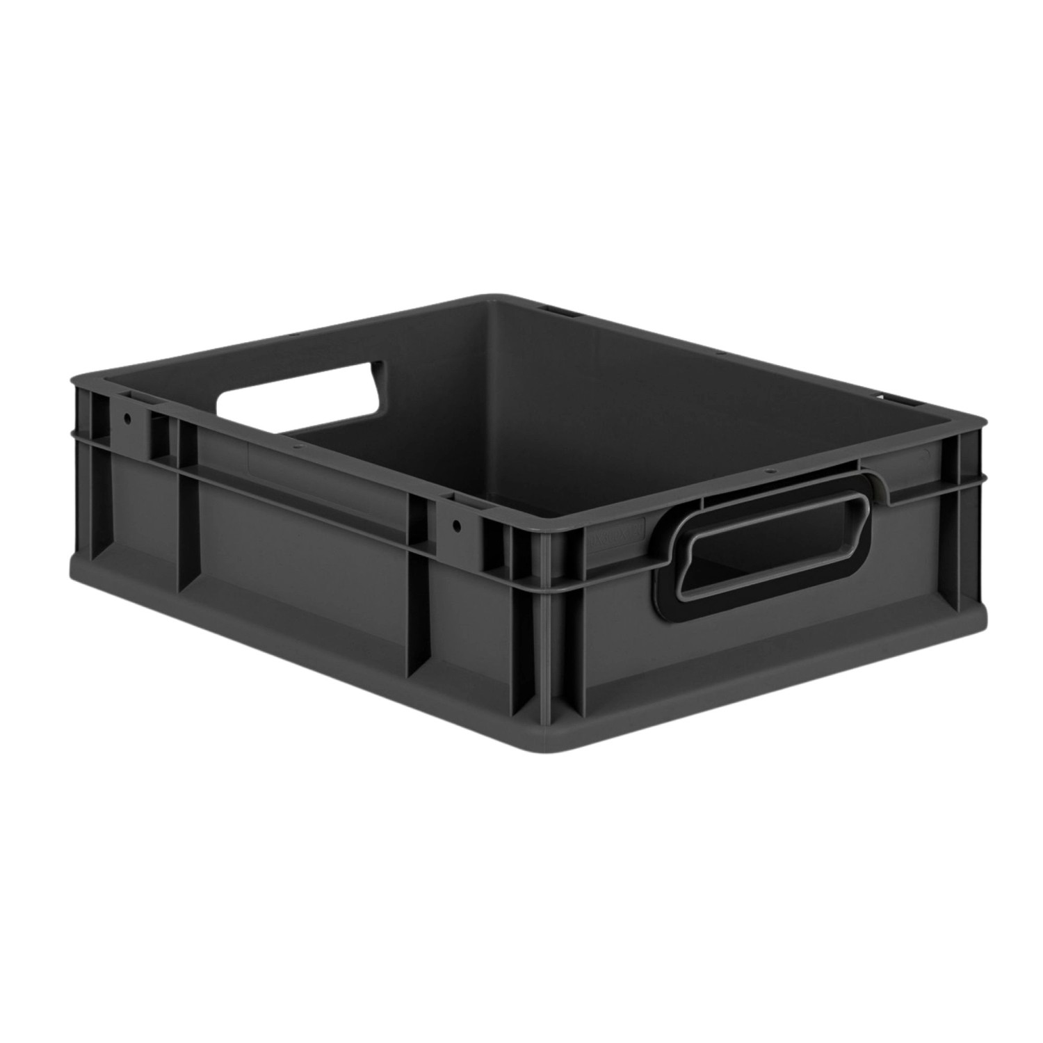 PROREGAL Eurobox Nextgen Color HxBxT 12x30x40cm 11 Liter Griffe Schwarz Off günstig online kaufen
