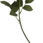 Kunstpflanze Rose Blush Bordeaux, 38 cm, rosa Blüte und grüne Blätter.