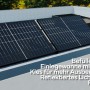 Hepa Solar Balkonkraftwerk Premium 800 mit zwei Solarmodulen auf einem Dach.