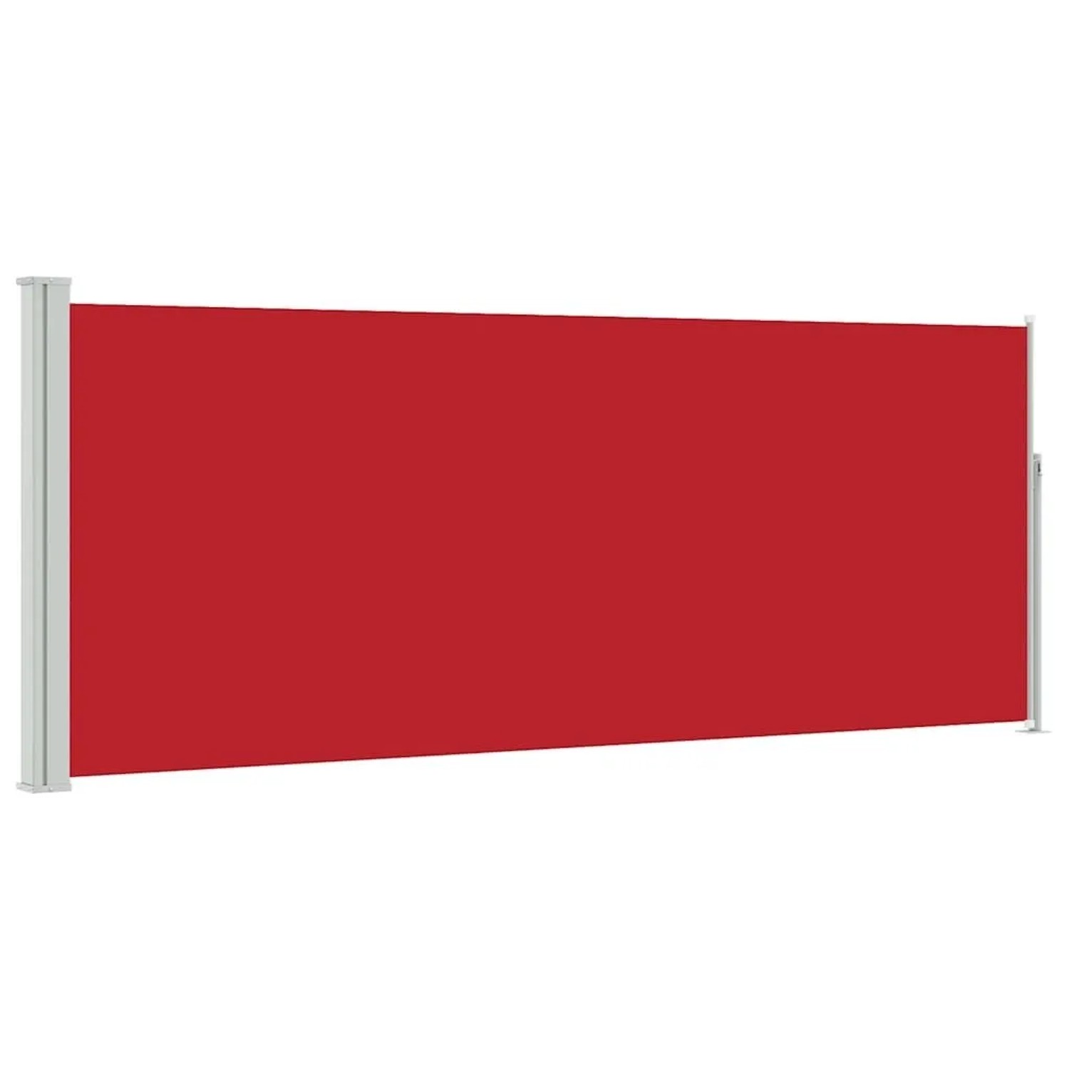vidaXL Ausziehbare Seitenmarkise 120x300 cm Rot 45362