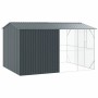 vidaXL Vogelkäfig Anthrazit 430 x 310 x 247 cm Verzinkter Stahl 3325162_5