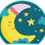 Reer Nachtlicht MyBabyLight Mond: Mondlampe mit Sternen für Babys und Kinder.