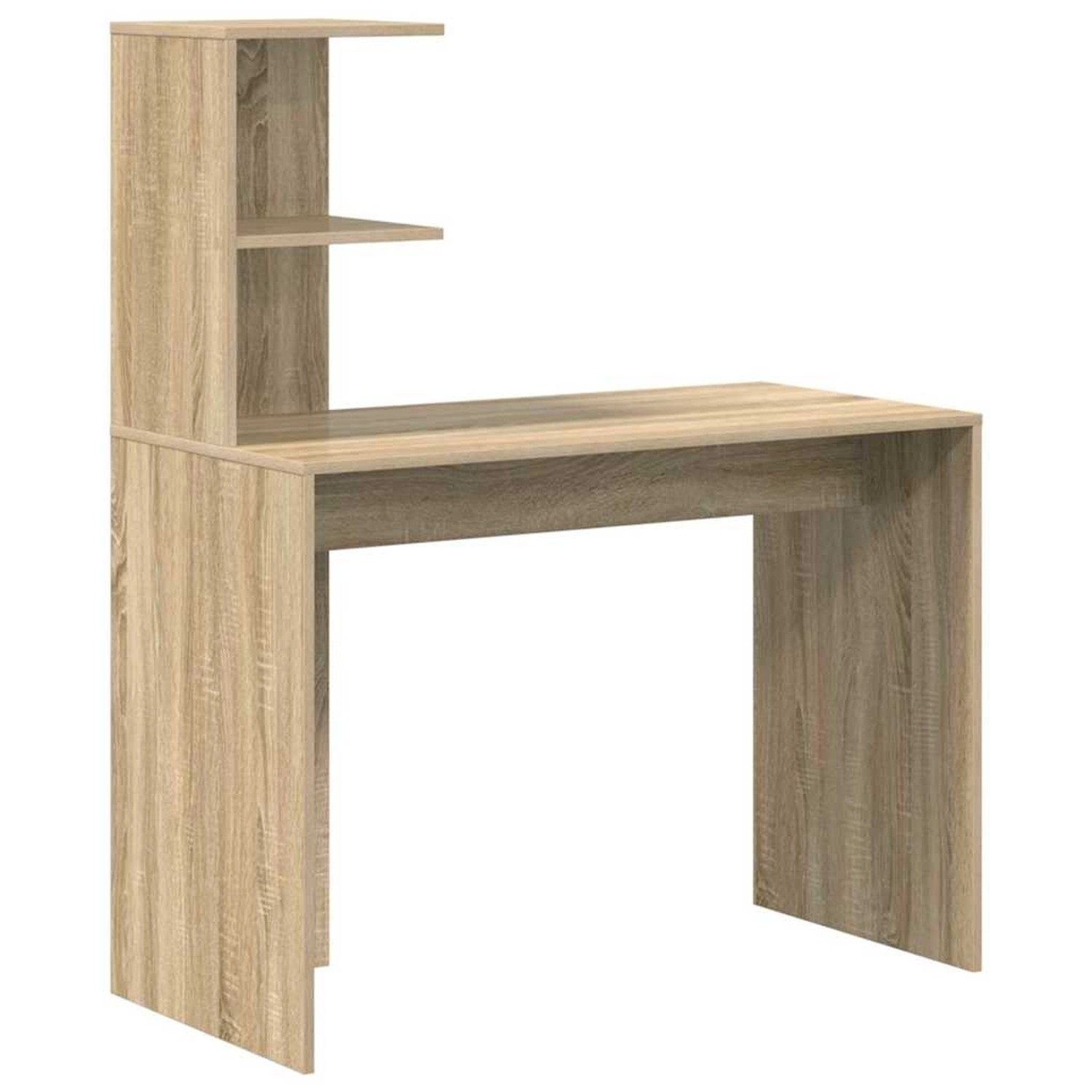 vidaXL Schreibtisch Sonoma-Eiche 102 x 50 x 124 cm Holzwerkstoff 869356 günstig online kaufen