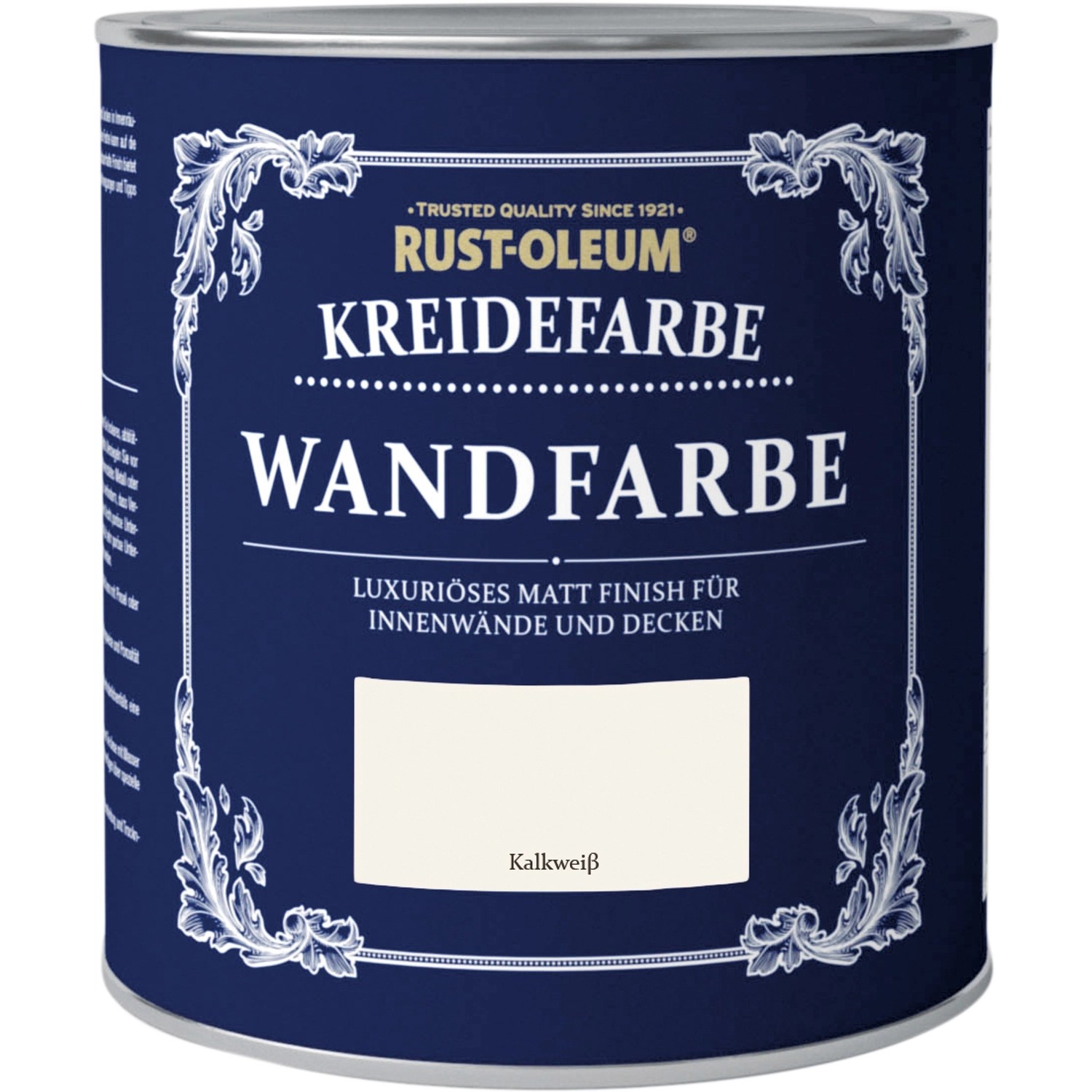 Rust-Oleum Kreidefarbe Wandfarbe Kalkweiß 1 l