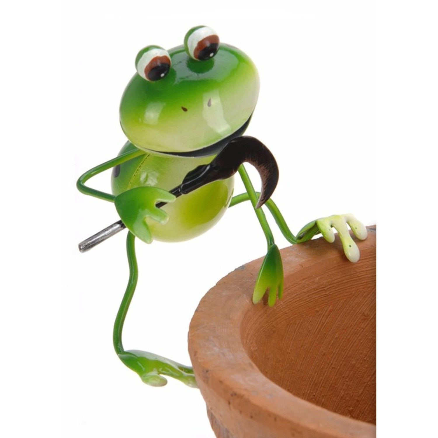 DekoFigur MetallFrosch als Topfhänger 9 cm kaufen bei OBI