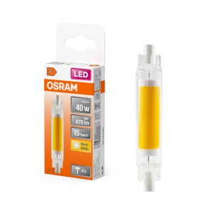 Osram LED-Lampe R7S Slim Line, 4,5W, warmweiß, 7,8cm. Kompakte LED für Innenräume.