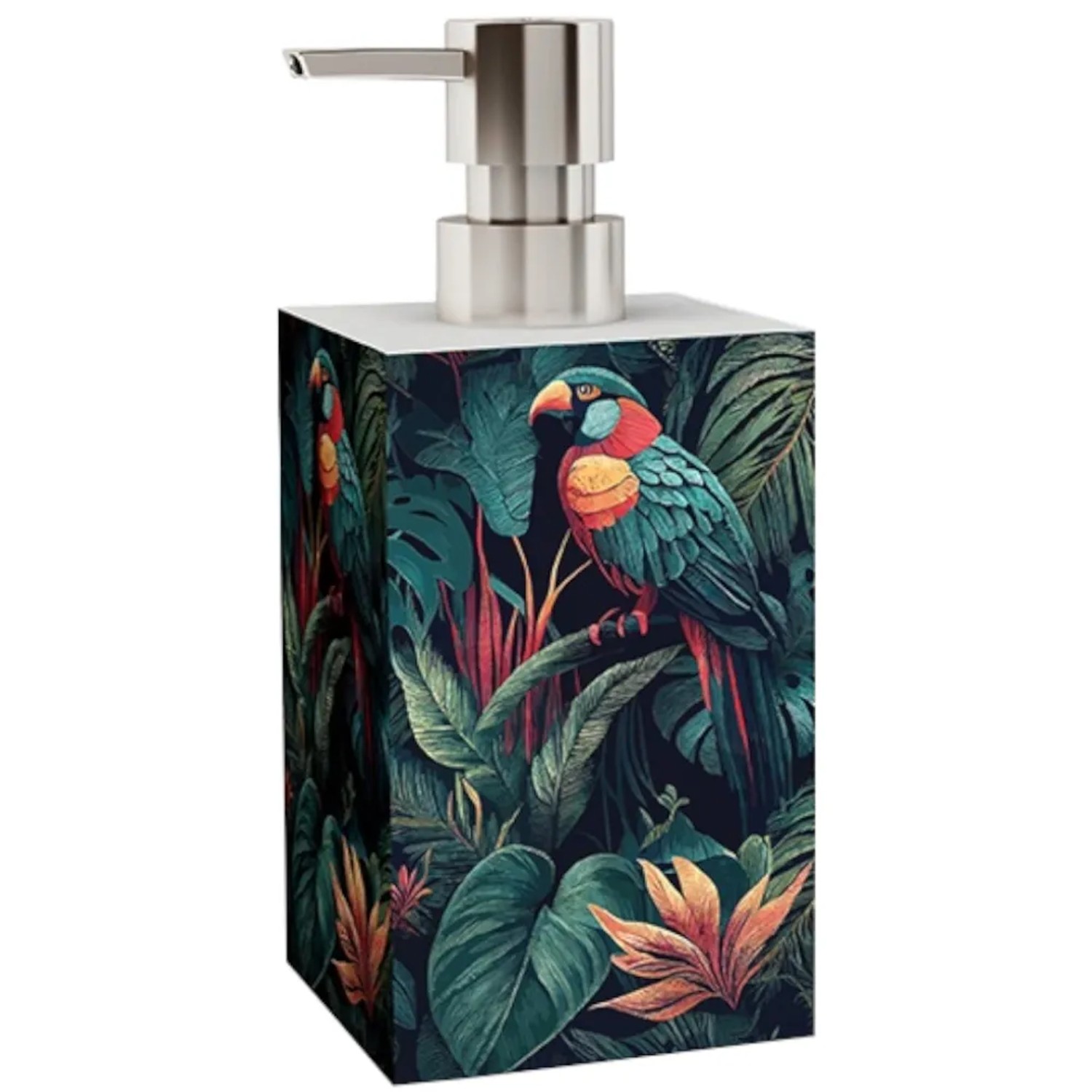 Sanilo Flüssigseifenspender und WC Bürste Set Exotic Edelstahl kaufen bei OBI