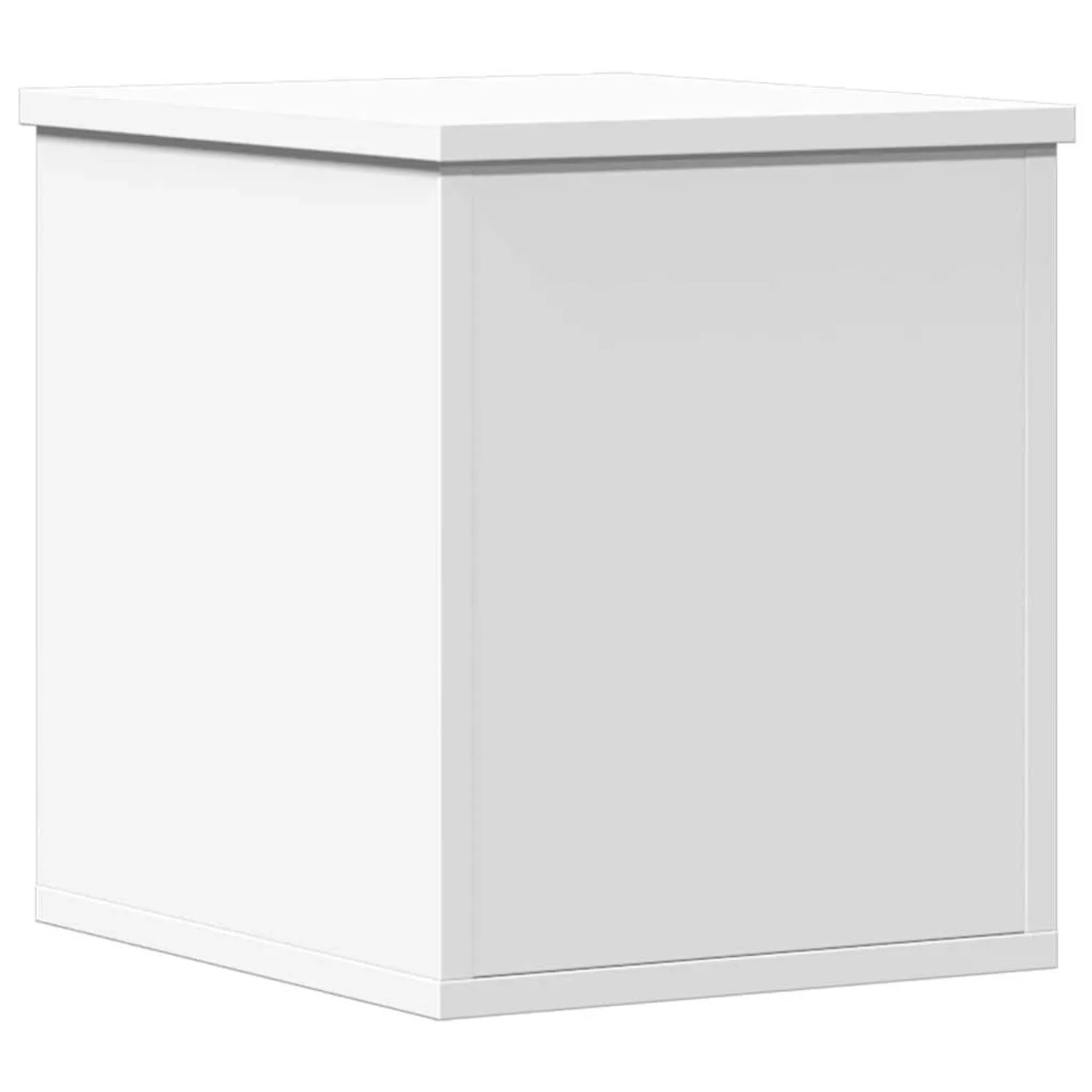 vidaXL Truhe Weiß 30x35x35 cm Holzwerkstoff 840667