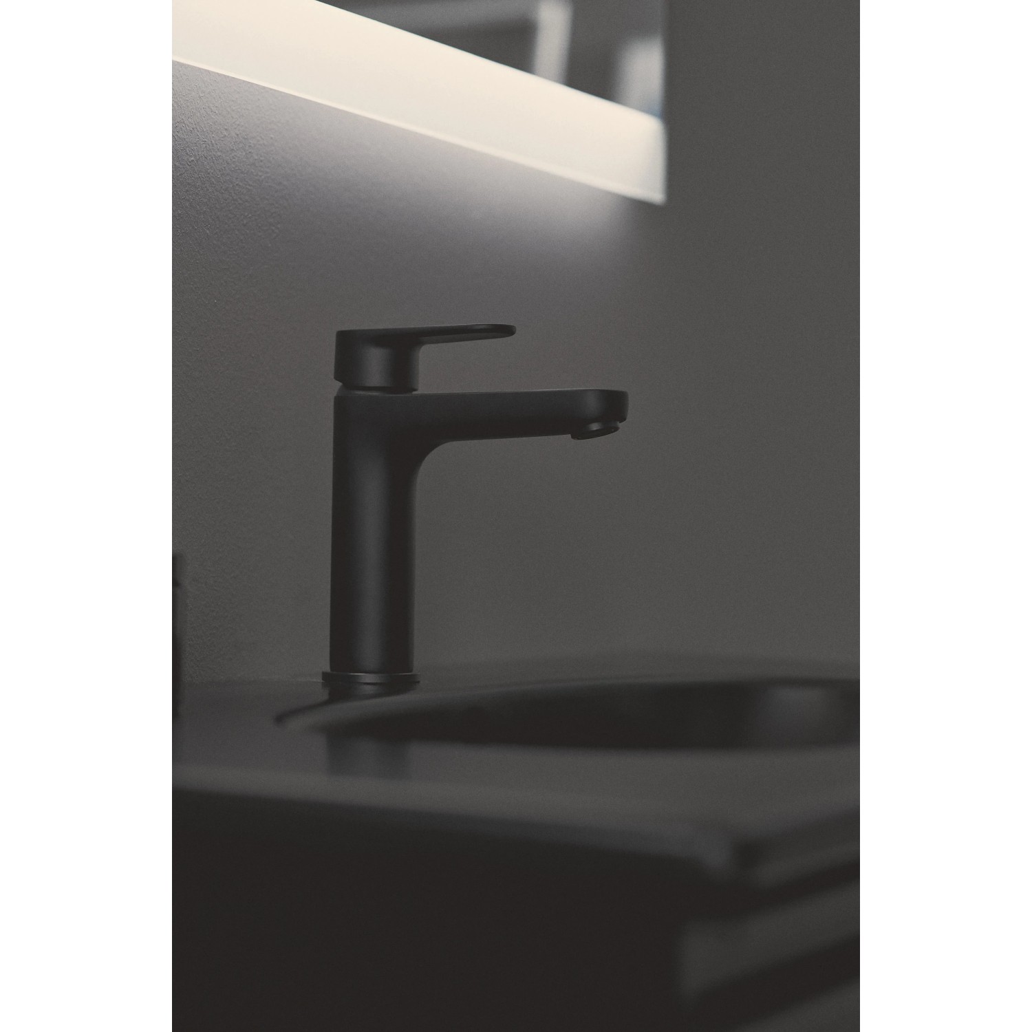 Ideal Standard Waschtischarmatur Cerafine O, H120, ohne Ablaufgarnitur, Silk Black.