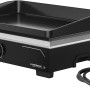 Campingaz Elektrogrill Plancha Electric 1 XD: Schwarzer Tischgrill mit gusseiserner Grillplatte.