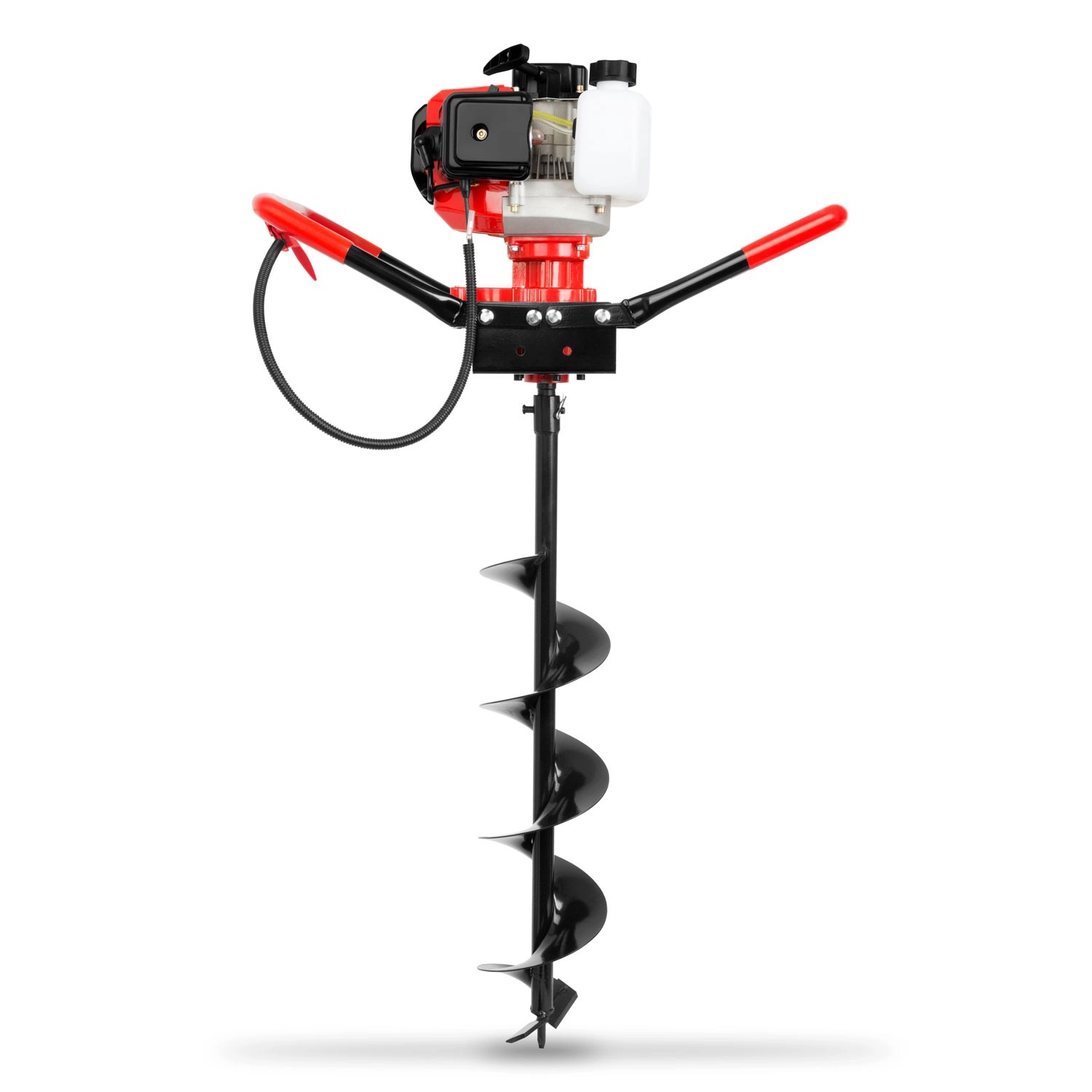 CUMELLIIR Benzin Erdbohrer 71cc 2,3kW - Mit 100/150/200mm Bohrern Für Garten & Baustelle