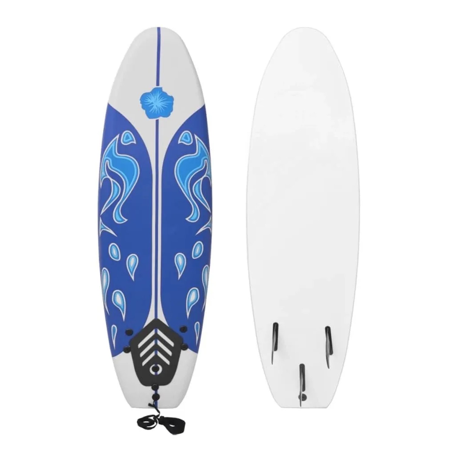 vidaXL Surfboard Blau 170 cm 91257