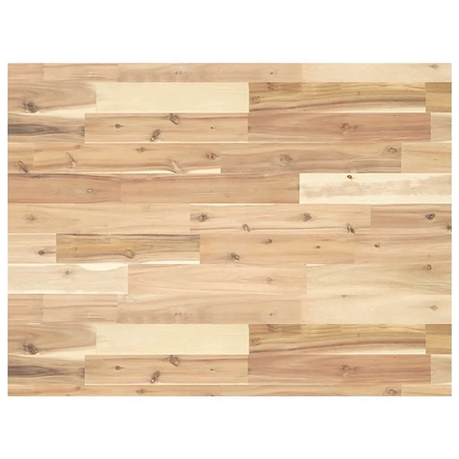 vidaXL Schreibtischplatte Unbehandelt 80x60x4 cm Massivholz Akazie 3279739