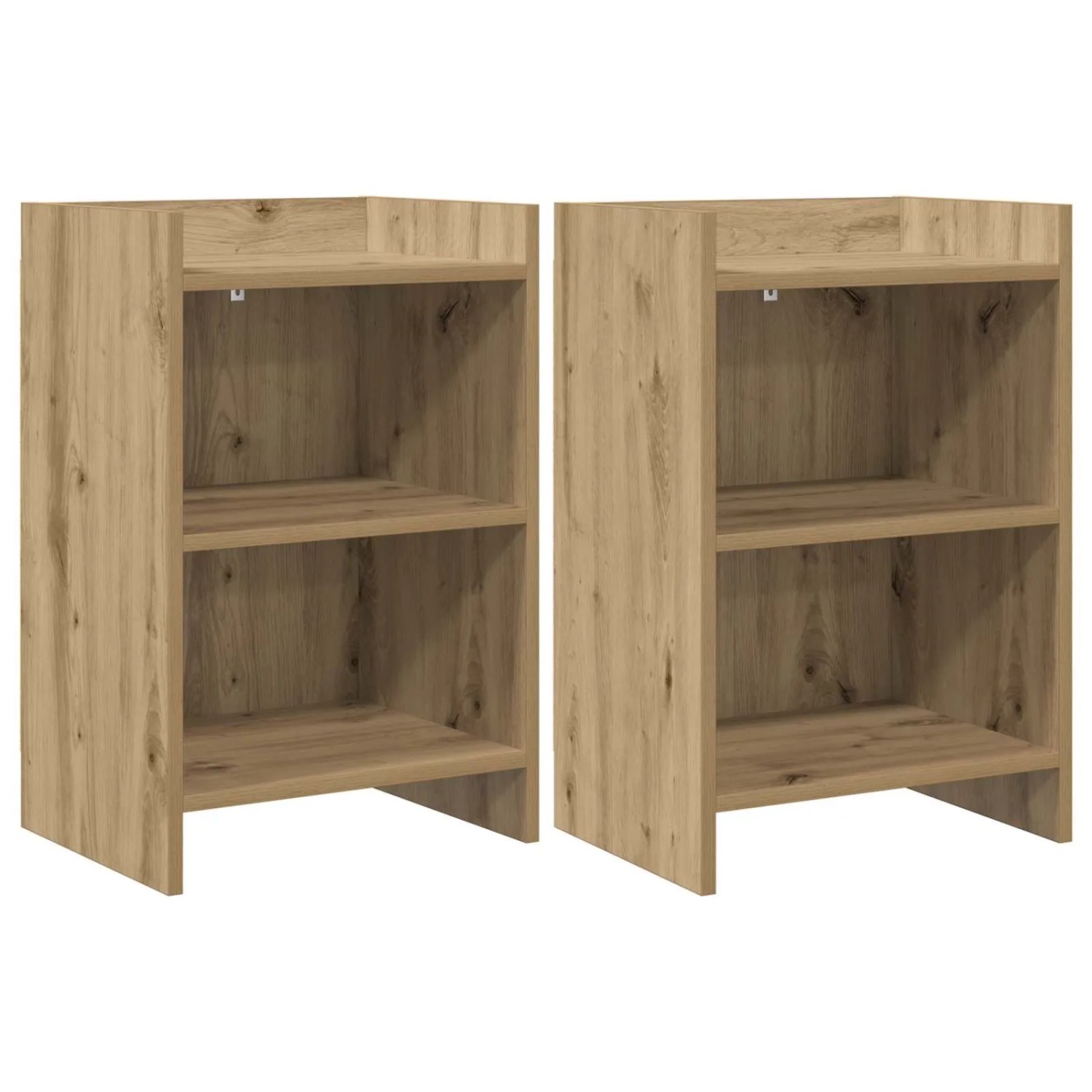 vidaXL Nachttische 2 Stk Artisan-Eiche 40 x 30 x 60 cm Holzwerkstoff 8011010