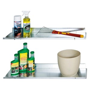 Biohort Regale-Set für StoreMax 190: 2 Stahlböden und Regalsteher zur optimalen Nutzung des Stauraums.