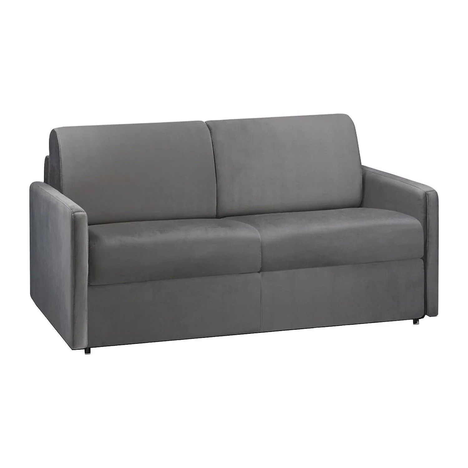 Vente-unique Schlafsofa Calife Anthrazitgrau 150 cm